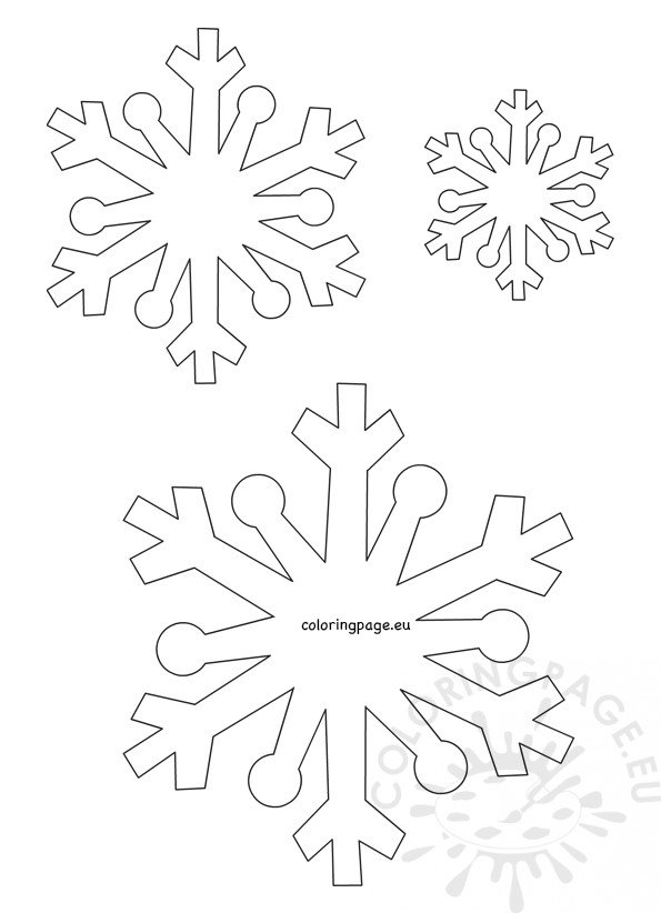 snowflake shapes