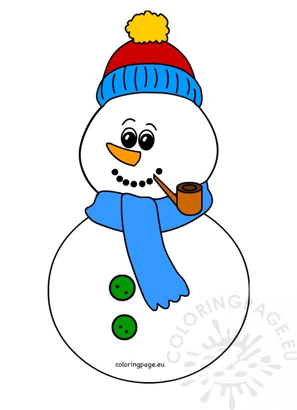 snowman scarf pipe
