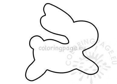 bunny easter craft pattern