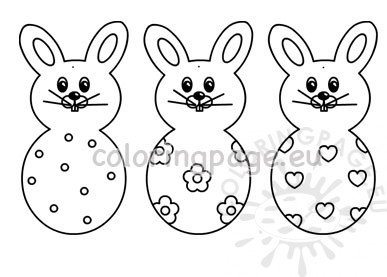 decoration paper rabbits hanging1