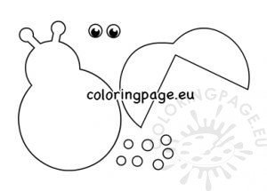 Ladybug Pattern Printable Cut Out | Coloring Page