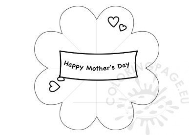 mothers pop up card
