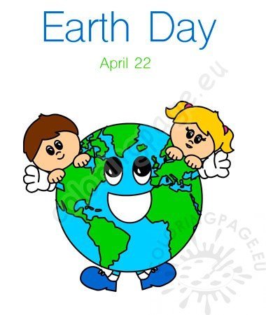 children celebrate earth day