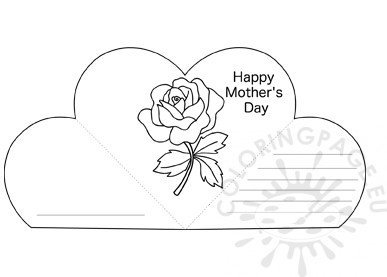 mothers day card rose