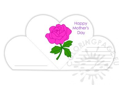 mothers day card rose1
