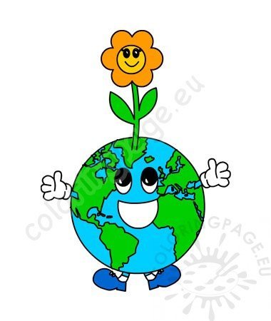 planet earth flower