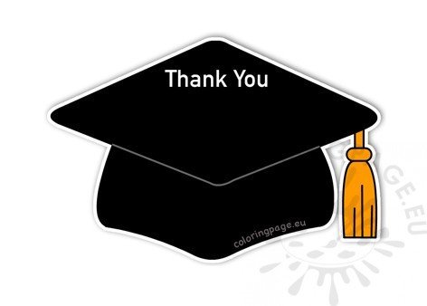 Graduation Cap Thank You free