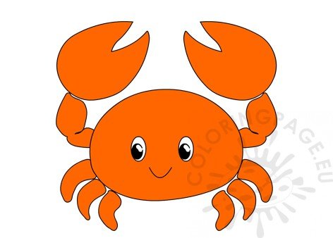Cute smiling crab2