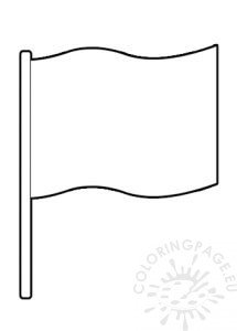 Flag template printable | Coloring Page