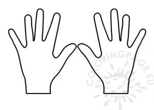 Hands template | Coloring Page