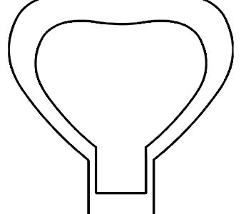 paper rose petal template