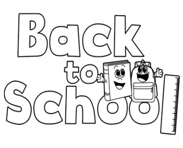 back school text
