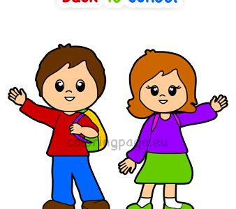 boy girl backpacks