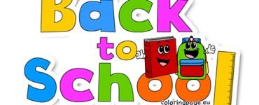 colorful back school