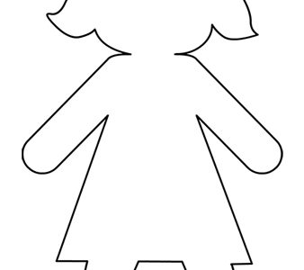 little girl paper doll