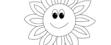 sunflower smiley face