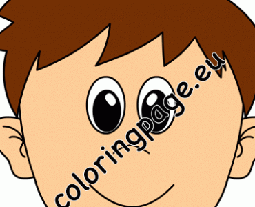 Boy cartoon face2