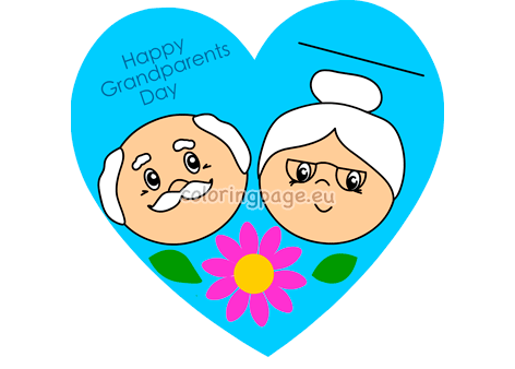 Grandparents Day Heart Card