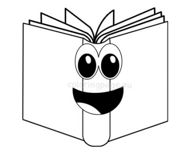 cartoon open book