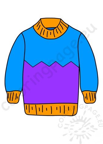 colorful winter sweater