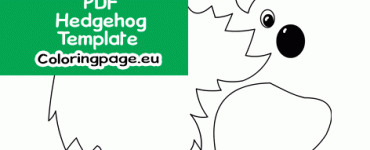 free hedgehog template