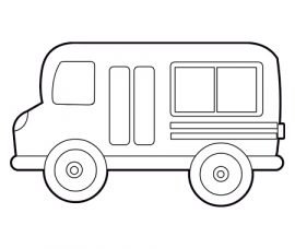 Printable School Bus Template
