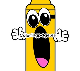 yellow crayon