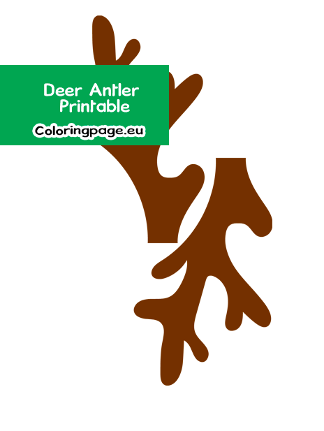 Deer Antler Printable