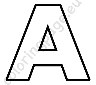 Printable Letter A1