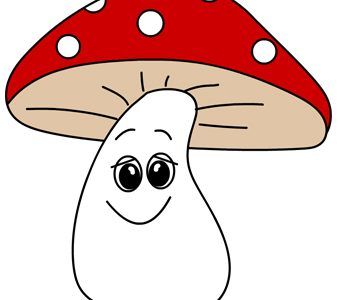 cute mushroom cartoon