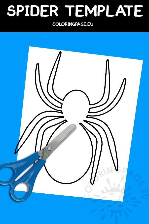 free spider template