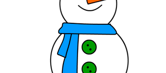 paper snowman decoration