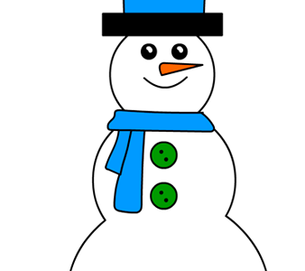 paper snowman decoration