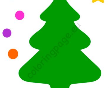 Christmas Tree craft template