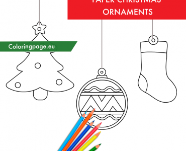 Paper Christmas Ornaments