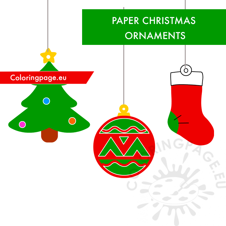 Paper Christmas Ornaments2