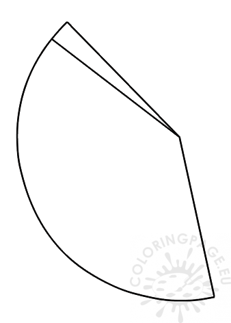 Birthday Hat Template pdf – Coloring Page