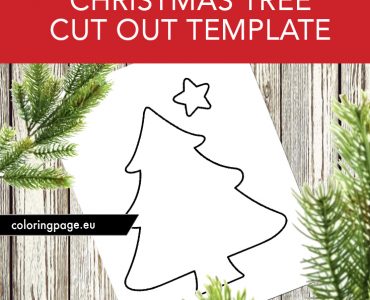 cutout christmas tree