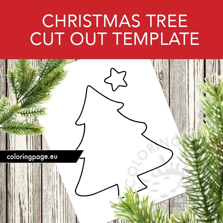 cutout christmas tree