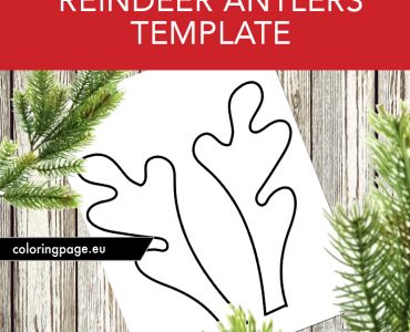 reindeer antlers template