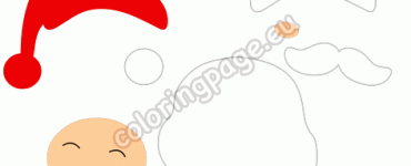 santa claus cut out template