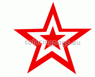 Red stars decoration