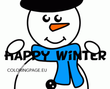 Snowman Happy Winter2