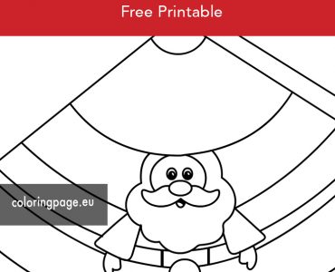 cone santa claus template