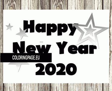 2020 happy new year stars