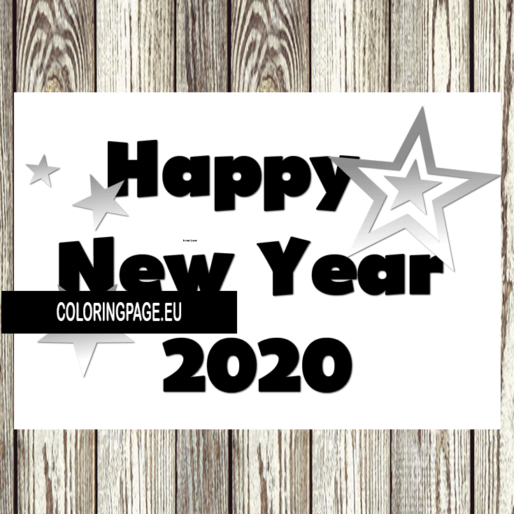 2020 happy new year stars