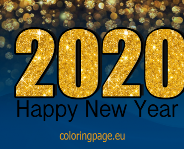 2020 new year greeting card