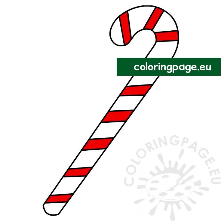 Candy cane striped