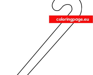 Candy cane template