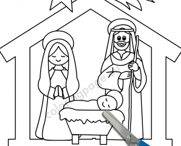 Christmas Nativity template